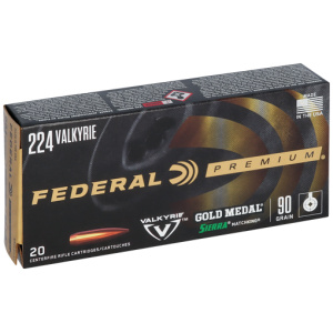 FEDERAL GOLD MEDAL 224 VALKYRIE 90GR MATCHKING