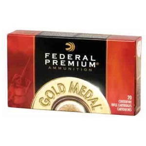 FEDERAL GOLD MEDAL 338 LAPUA 250gr SIERRA BTHP - 20 ROUNDS