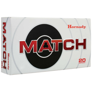 HORNADY MATCH 308 WIN 168GR BTHP 20RD