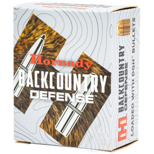 HORNADY BACKCOUNTRY 357 MAG - 165GR DGH 25RD 10BX/CS