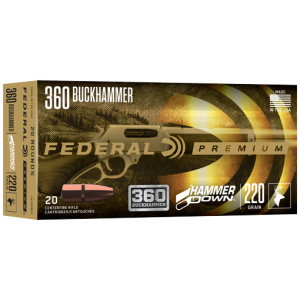 FEDERAL HAMMER DOWN 360 BUCKHAMMER 220G JSP 20RD 10B/C