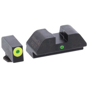 AMERIGLO I-DOT FOR GLOCK 42/43 GRN/GRN