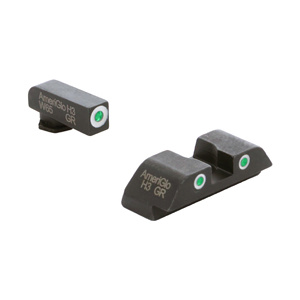 AMERIGLO CLASSIC 3 DOT FOR GLOCK WHT/GRN