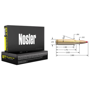 NOSLER BALLISTIC TIP 7MM-08 REM 120GR 20RD