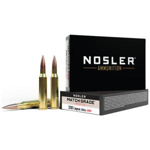 NOSLER MATCH GRADE 338 LAPUA MAGNUM 300GR JHP