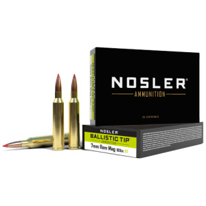 NOSLER 7MM REM MAG 160GR BALLISTIC TIP 20RD