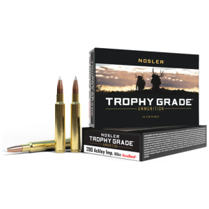 NOSLER TROPHY GRADE 280 ACKLEY IMPROVED 160GR