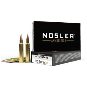 NOSLER MATCH GRADE 223 REM 70GR RDF HPBT 20RD