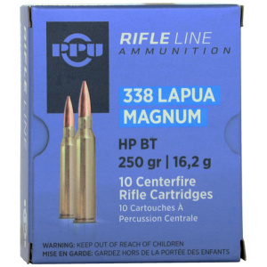 PPU 338 LAPUA MAG 250GR HPBT - 10RD 20BX/CS
