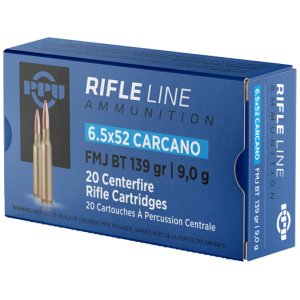 PPU 6.5X52 CARCANO 139GR FMJ