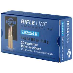 PPU 7.62X54R 182GR FMJ 20RD