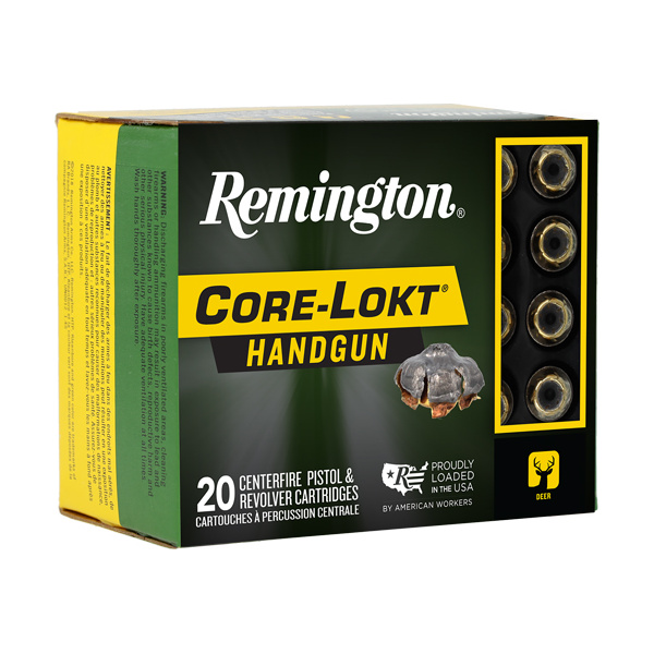 REMINGTON 357 MAG 180GR CORE-LOKT JHP 20RD