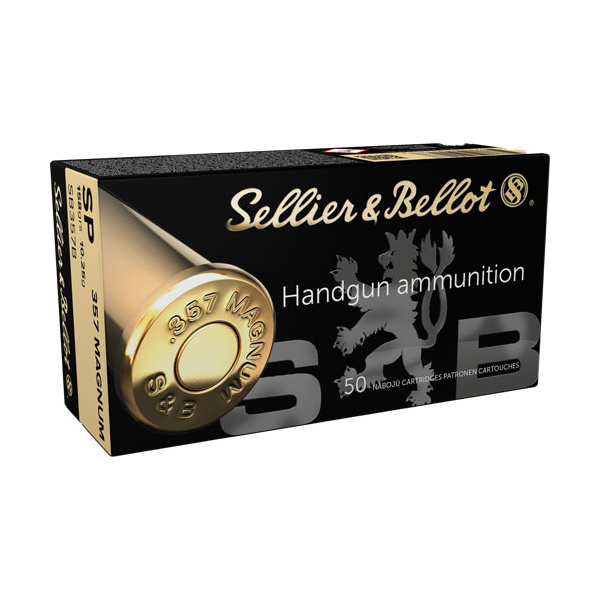 S&B 357 MAG 158GR JSP 50RD