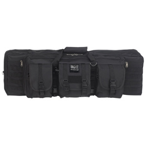 BULLDOG DELUXE 42" DOUBLE TACTICAL RIFLE CASE BLACK