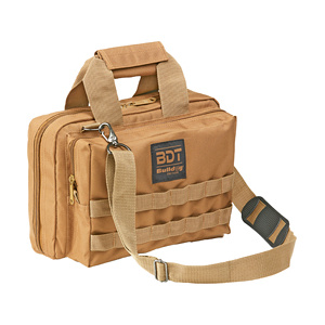 BULLDOG DLX 2 PISTOL RANGE BAG TAN
