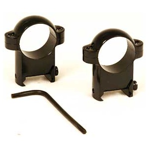 BURRIS HIGH 1" ZEE RINGS BLK