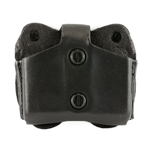 DESANTIS DOUBLE MAG POUCH 10MM/45CAL BLK