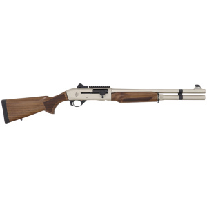 MAC 2 TAC MARINE WOOD 12GA 3" 18.5" BBL 5RD NICKEL/WOOD