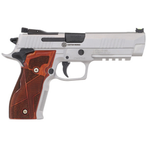 Sig Sauer P226 X-Five Classic Handgun 9mm Luger 20rd Magazines (3) 5" Barrel Silver with Wood Grips Optic Ready