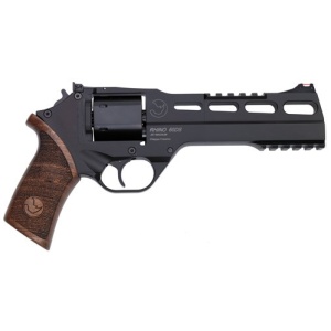 CHIAPPA RHINO .357MAG REVOLVER 60DS BLK 6IN BBL 3MOON CLIPS 6RND ADJ. REAR SIGHT