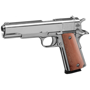 ROCK ISLAND ARMORY M1911A1 GI 45ACP 5" POLISHED NICKEL