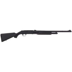 MOSSBERG 500 12GA 3" 24" - RIFLED BARREL MATTE SYNTHETIC