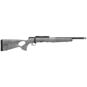 SAVAGE ARMS B17 17 HMR BL/GRY 18" CARBON TB