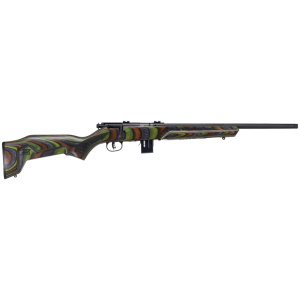 Savage Arms 93R17 Minimalist Green Rifle 17 HMR 10/rd Magazine 18" Barrel Green Wood