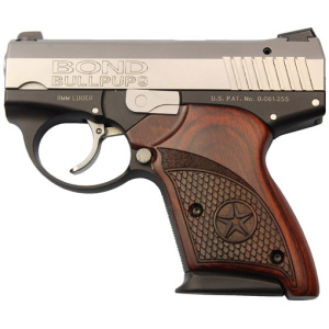 BOND ARMS BULLPUP 9MM - 3.35" TWO-TONE ROSEWOOD GRIPS