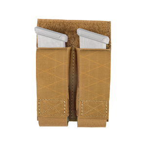 GGG DOUBLE PISTOL MAG POUCH COYOTE