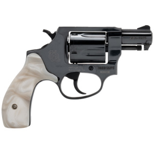 HERITAGE ROSCOE 38 SPL 2" FIXED BLACK WHITE PEARL GRIP