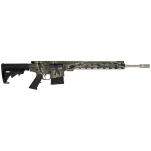 GLFA AR10 RIFLE 6.5CM 20" S/S - BBL 10-SHOT PURSUIT GREEN CAMO