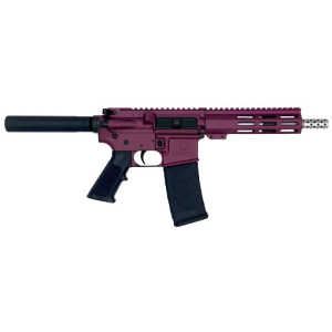 Great Lakes AR-15 Pistol .223 Wylde 30rd Magazine 7.5" Stainless Barrel Black Cherry Finish