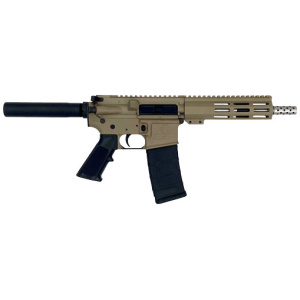 GLFA AR15 PISTOL 223 WYLDE FDE 7.5" STAINLESS