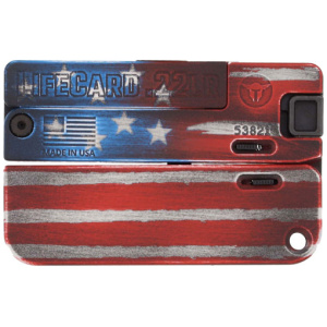 TRAILBLAZER LIFECARD 22WMR - SINGLE SHOT AMERICAN FLAG