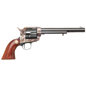 CIMARRON P-MODEL 38SP/357MAG PW FS 7.5" CC/BLUED WALNUT