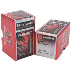 HORNADY BULLETS 6MM .243