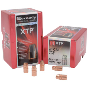 HORNADY BULLETS 38 CAL .357 180GR