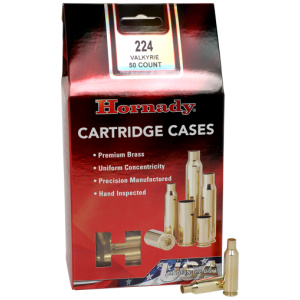 HORNADY UNPRIMED 224 VALKYRIE CASES