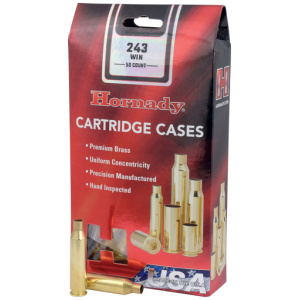 HORNADY UNPRIMED CASES 243 WIN