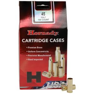 HORNADY UNPRIMED CASES 45 COLT 100 PACK