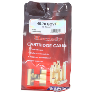 HORNADY UNPRIMED CASES 45-70 GOVT 50 PACK