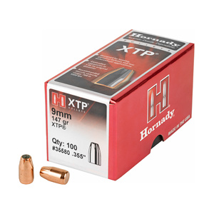 HORNADY XTP 9MM 147GR (.355)
