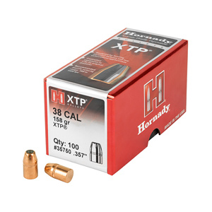 HORNADY XTP 38 CAL 158GR BULLETS (.357)