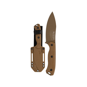 KA-BAR BECKER NESSMUK W/SHEATH BROWN