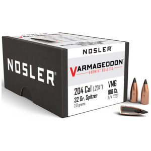 NOSLER VARMAGEDDON 20 CAL 32GR BULLETS (.204)