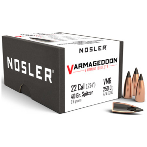 NOSLER VARMAGEDDON 22 CAL 40GR BULLETS (.224)