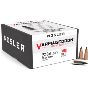 NOSLER VARMAGEDDON BULLETS 22 CAL 55GR (.224)