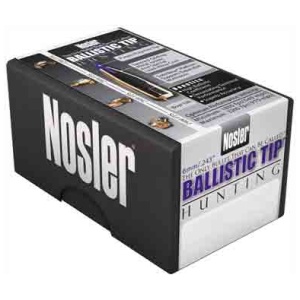 NOSLER BALLISTIC TIP BULLETS 6MM 90GR (.243)