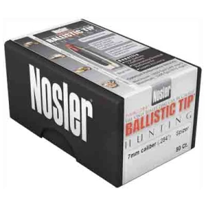 NOSLER BALLISTIC TIP HUNTING BULLETS 7MM 120GR SBT (.284)